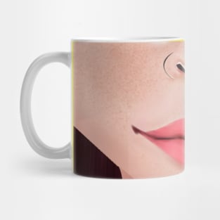 Anime face mask Mug